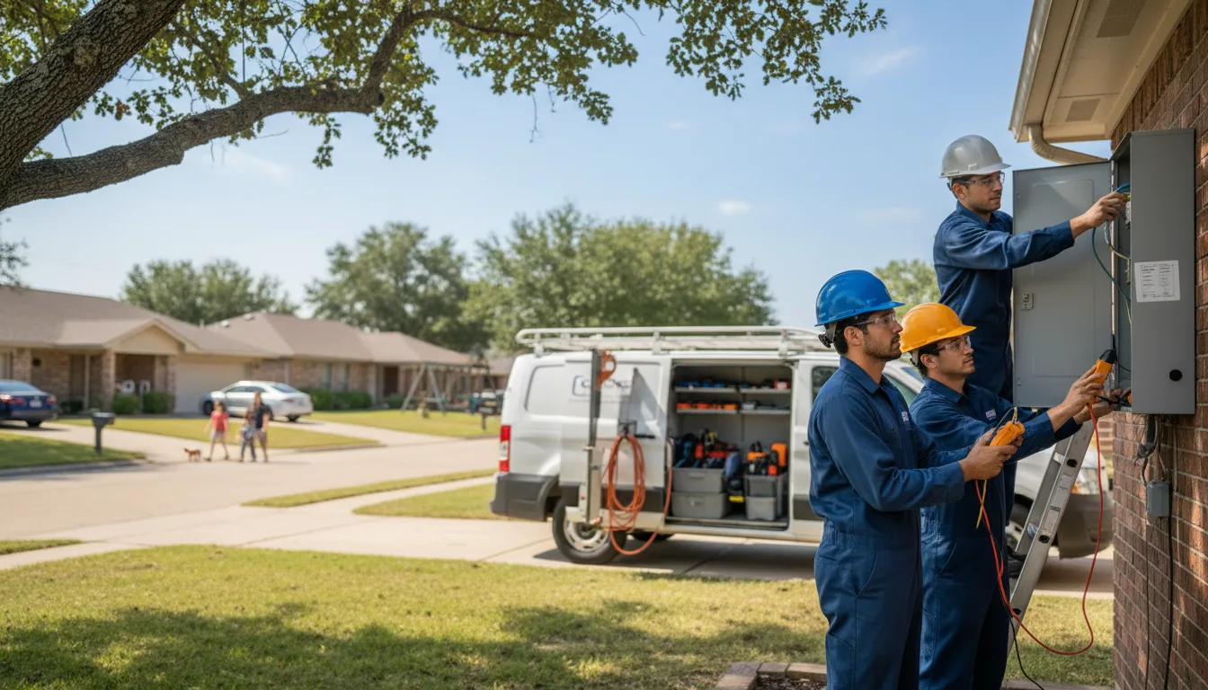 Certified electrician providing emergency electrical services in Bruington, VA